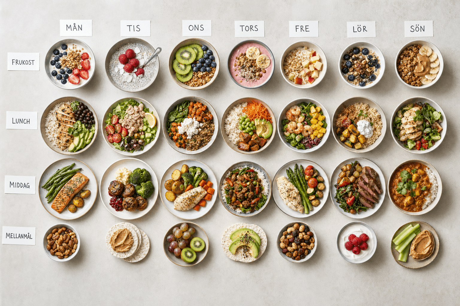 Gluten-free meal plan