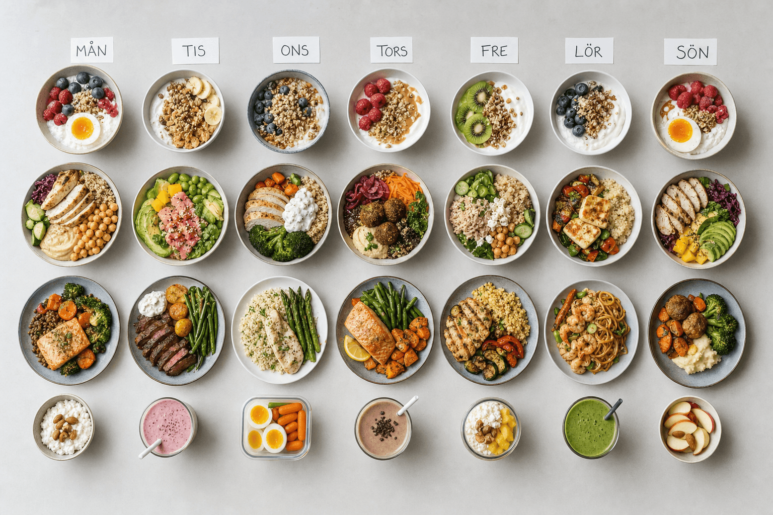 High-protein meal plan