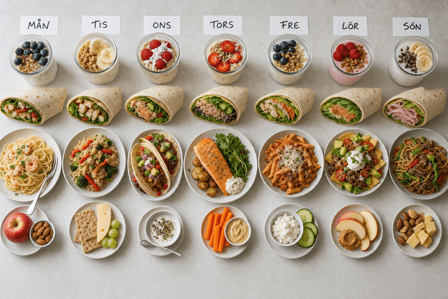 Quick meal plan