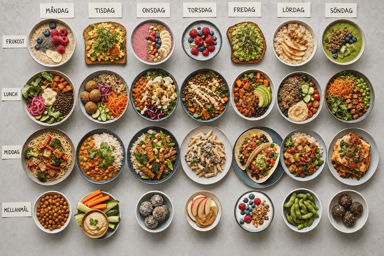 Vegan meal plan
