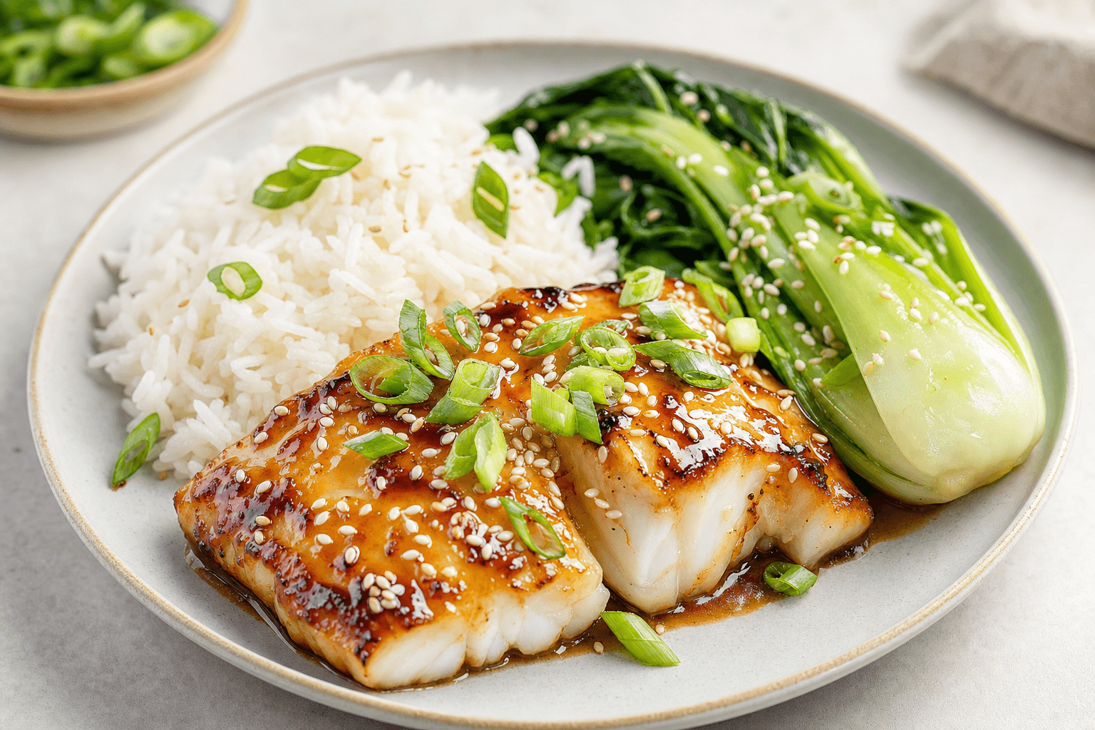 Miso-Glazed Cod