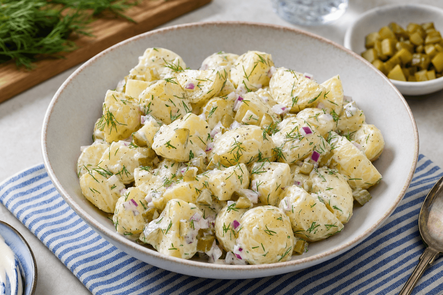Swedish Creamy Potato Salad