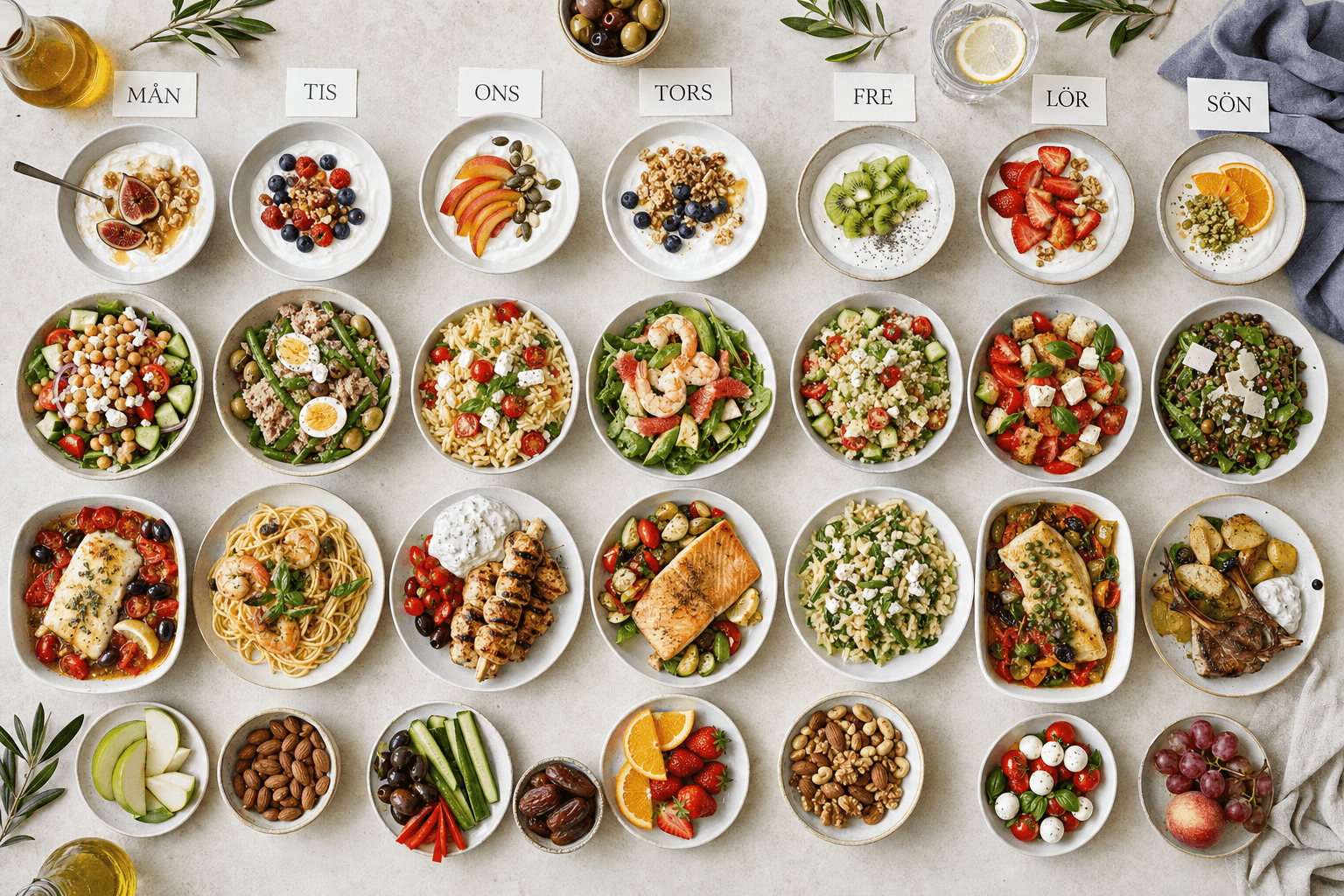 Mediterranean meal plan