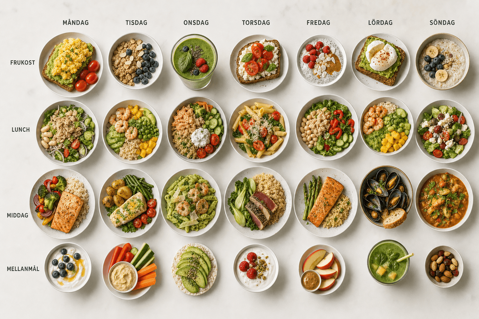 Pescatarian meal plan
