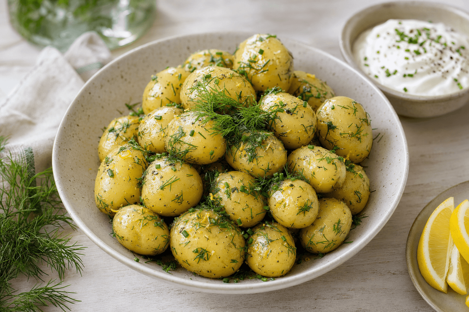 Swedish New Potatoes with Dill